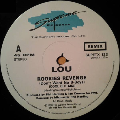 Lou (5) : Rookies Revenge (Cool Cut Mix) (12")