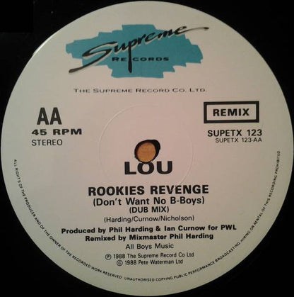 Lou (5) : Rookies Revenge (Cool Cut Mix) (12")