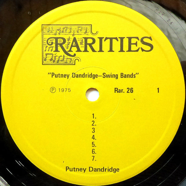 Putney Dandridge : Vol. 1 (A Chronological Study In Three Vols) (LP, Comp)