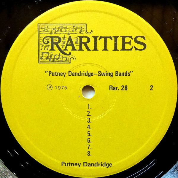 Putney Dandridge : Vol. 1 (A Chronological Study In Three Vols) (LP, Comp)