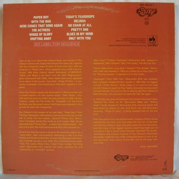 Roy Orbison : Rare Orbison (LP, Comp)