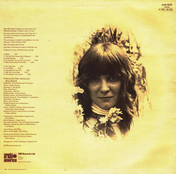 Mary MacGregor : Torn Between Two Lovers (LP, Album)