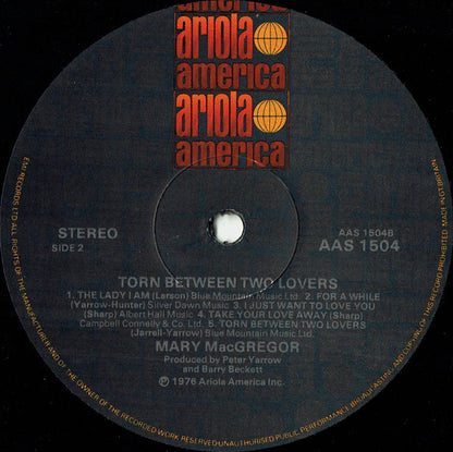 Mary MacGregor : Torn Between Two Lovers (LP, Album)