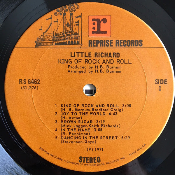 Little Richard : King Of Rock And Roll (LP, Album, Pit)