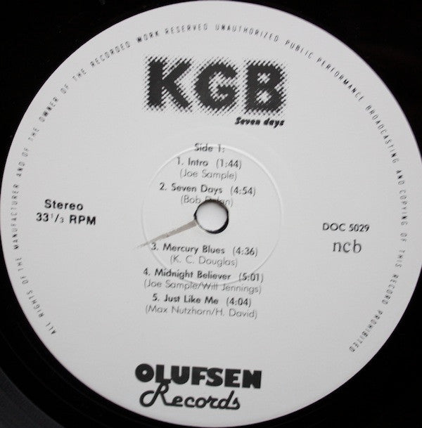 KGB (22) : Seven Days (LP, Album)