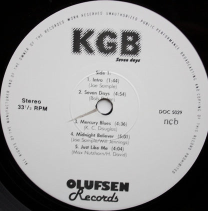 KGB (22) : Seven Days (LP, Album)