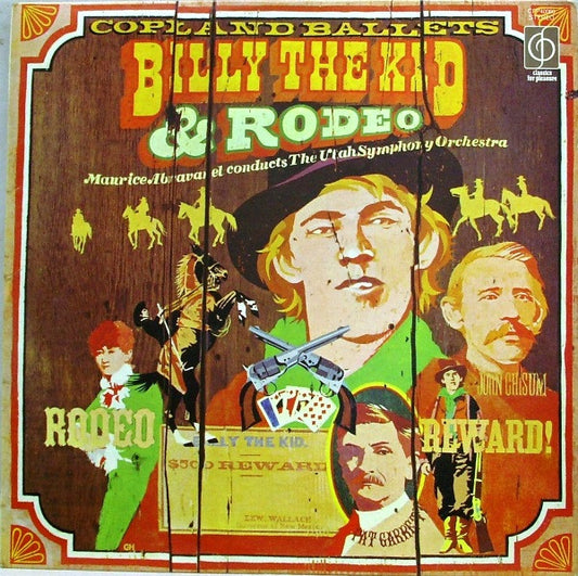 Maurice de Abravanel & Utah Symphony Orchestra : Copland Ballets - Billy The Kid & Rodeo (LP, RE)