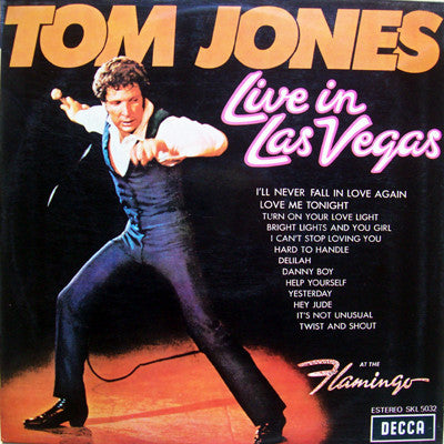 Tom Jones : Live In Las Vegas (LP, Album)