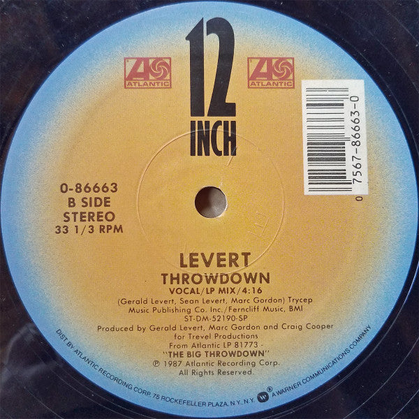 Levert : Casanova / Throwdown (12", Single, SRC)