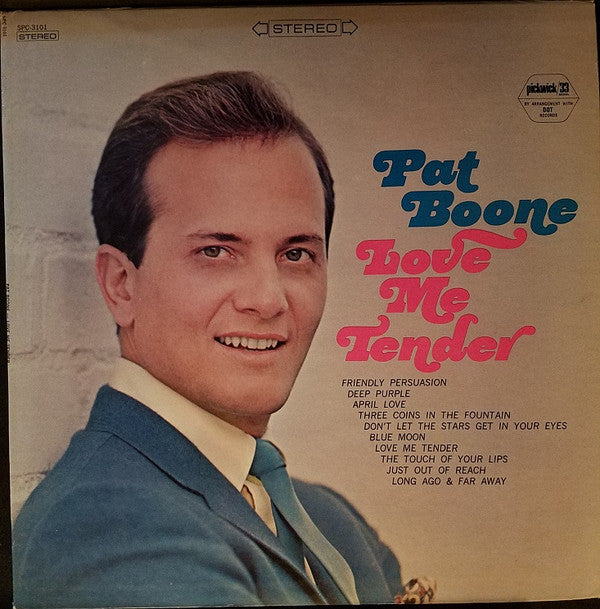 Pat Boone : Love Me Tender (LP, Album)