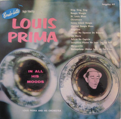 Louis Prima : In All His Moods (LP, Mono)