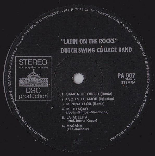 The Dutch Swing College Band : Latin On The Rocks (LP, Album)