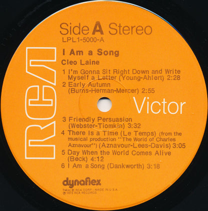 Cleo Laine : I Am A Song (LP, Album)