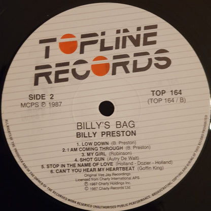 Billy Preston : Billy's Bag (LP, Comp)