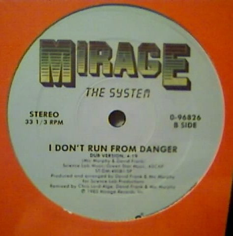 The System : I Don't Run From Danger (12")