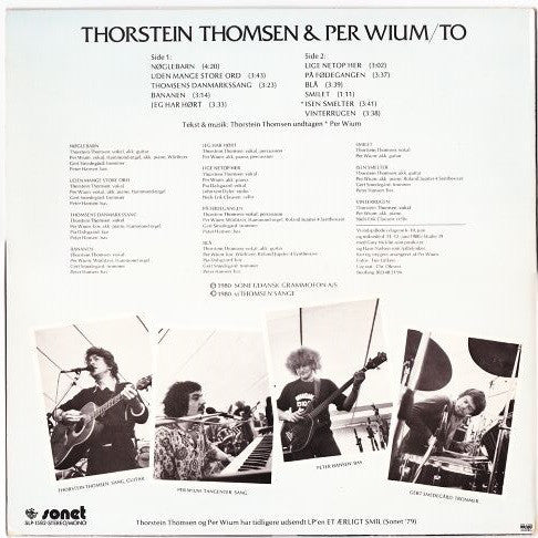 Thorstein Thomsen & Per Wium : To (LP, Album)