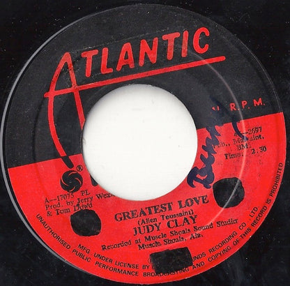 Judy Clay : Greatest Love (7", Single)