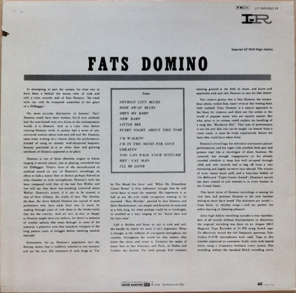 Fats Domino : Here Stands Fats Domino (LP, Album, Mono, RE)