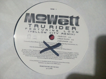 Mowett Featuring Loon : Tru Rider (12", Promo)