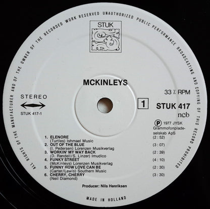 McKinleys : McKinleys (LP, Album)