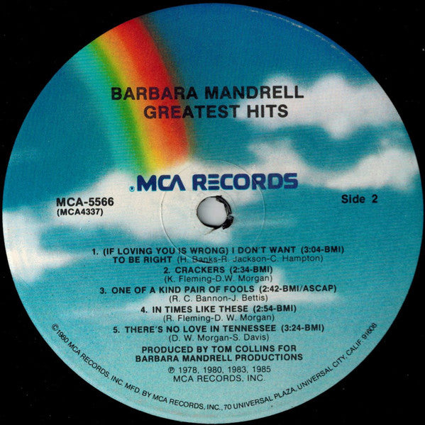 Barbara Mandrell : Greatest Hits (LP, Comp)