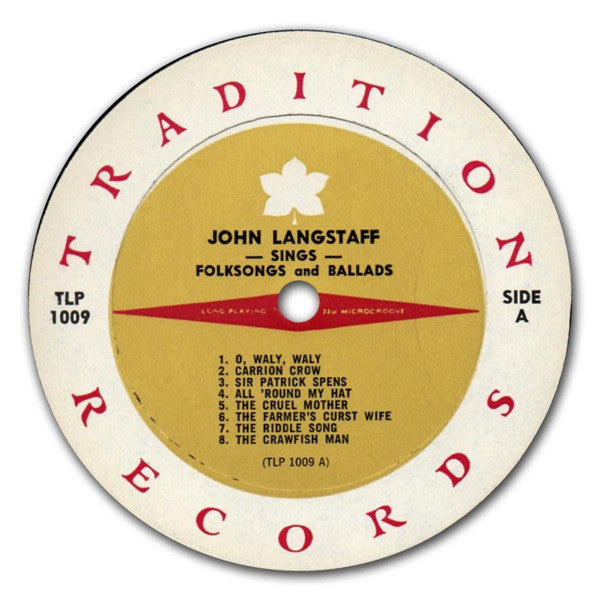 John Langstaff : Sings American And English Folk Songs And Ballads (LP, Album)