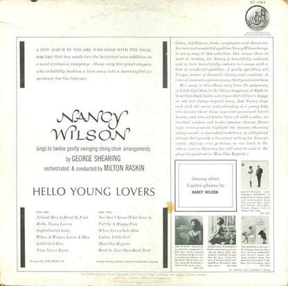 Nancy Wilson : Hello Young Lovers (LP, Album)