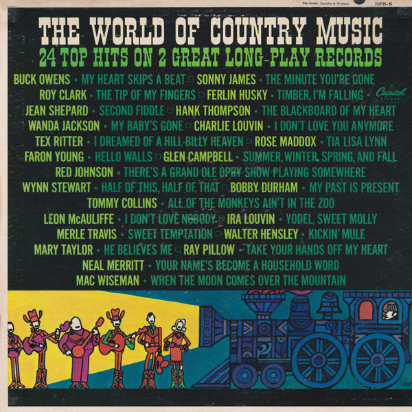 Various : The World Of Country Music (2xLP, Comp, Mono)