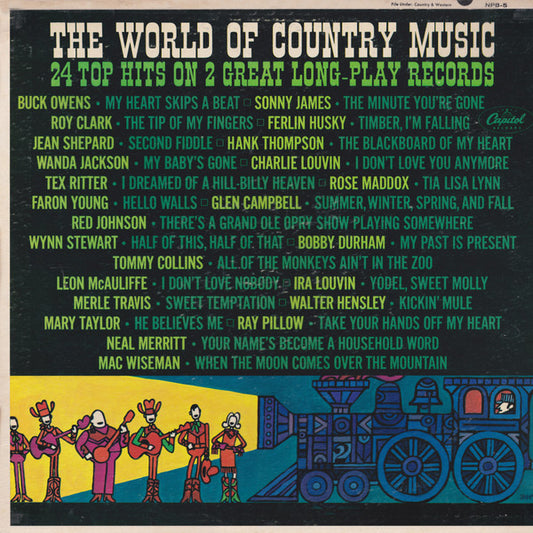 Various : The World Of Country Music (2xLP, Comp, Mono)