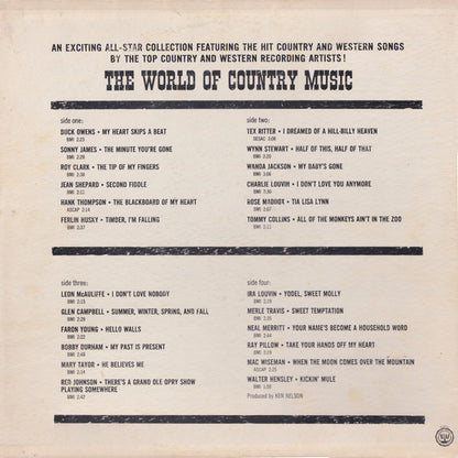 Various : The World Of Country Music (2xLP, Comp, Mono)