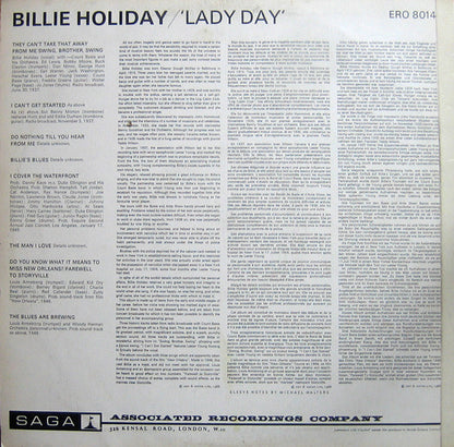 Billie Holiday : Lady Day (LP, Comp)