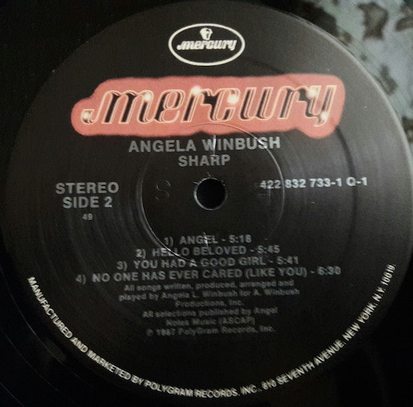 Angela Winbush : Sharp (LP, Album)