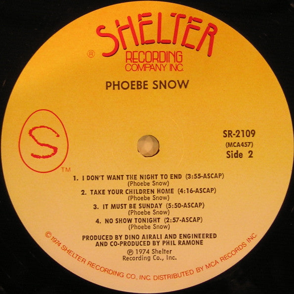 Phoebe Snow : Phoebe Snow (LP, Album, Pin)