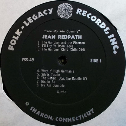 Jean Redpath : Frae My Ain Countrie (LP)