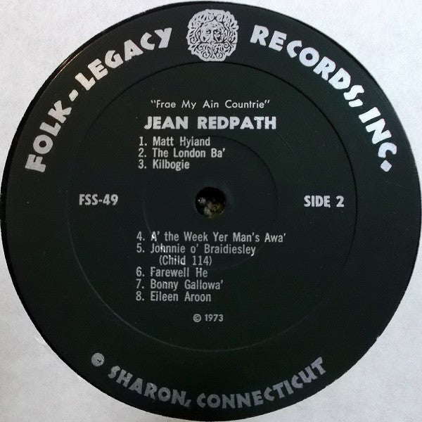 Jean Redpath : Frae My Ain Countrie (LP)