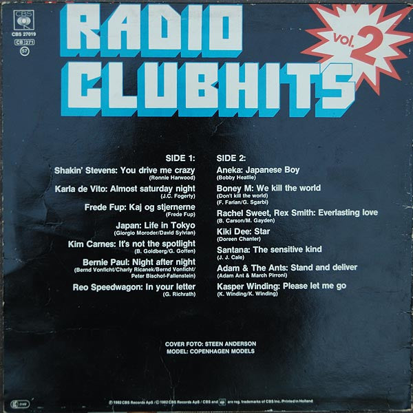 Various : Radio Clubhits Vol. 2 (LP, Comp)