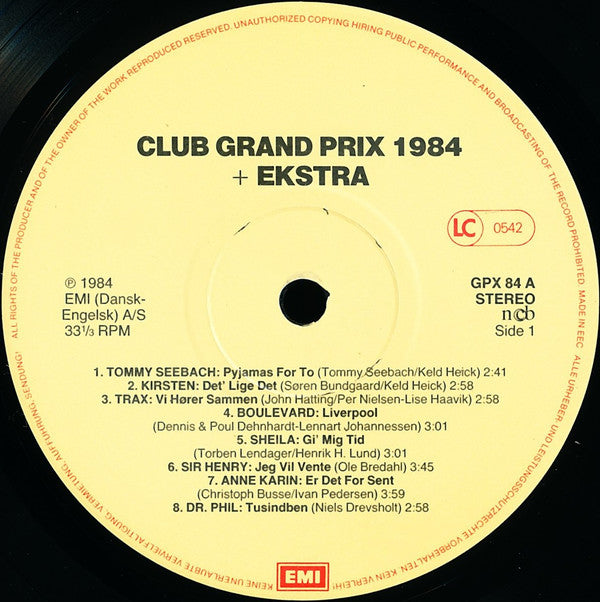 Various : Club Grand Prix + 6 Ekstra Hits (LP, Club)