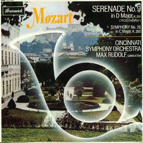 Wolfgang Amadeus Mozart / Cincinnati Symphony Orchestra, Max Rudolf : Serenade No. 9 In D Major, K. 320 - Symphony No. 28 In C Major, K. 200 (LP)