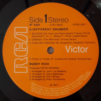 Buddy Rich : A Different Drummer (LP, Album)