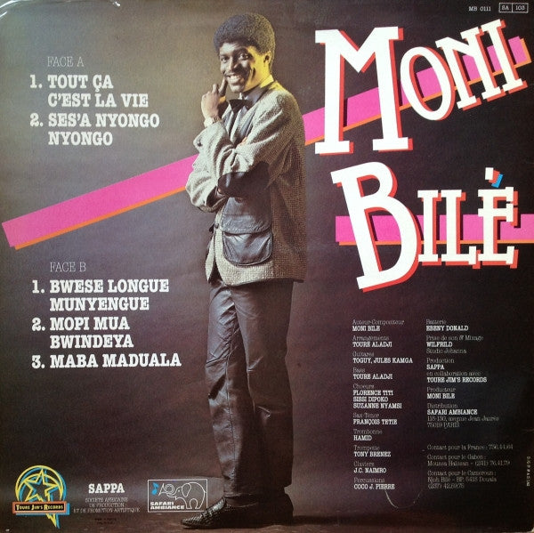 Moni Bilé : Tout Ça C'Est La Vie (LP, Album)