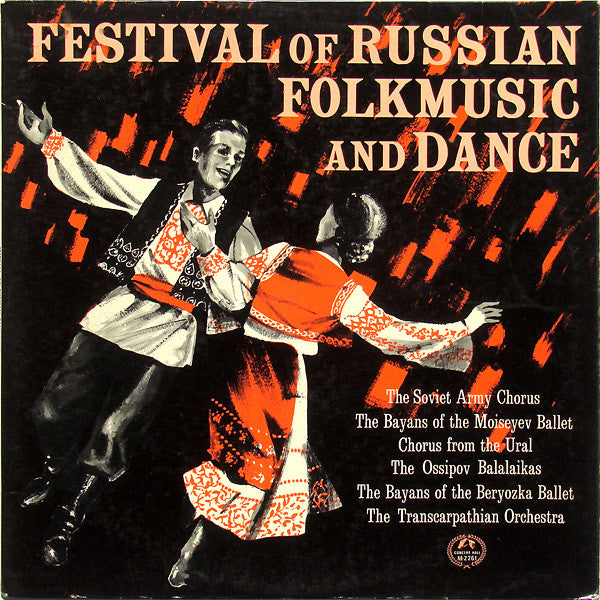 Various : Festival Of Russian Folkmusic And Dance (LP, Comp)