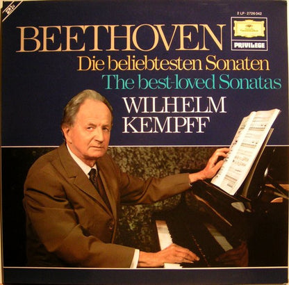 Ludwig van Beethoven - Wilhelm Kempff : Beethoven. Die Beliebtesten Sonaten (The Best-Loved Sonatas) (2xLP, Comp, RE, Gat)