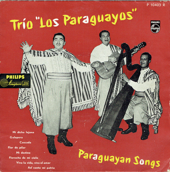 Trio Los Paraguayos : Paraguayan Songs No. 1 (10")