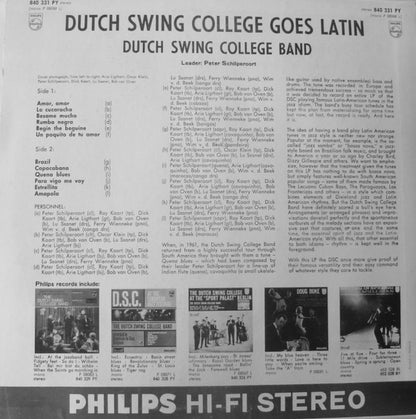 The Dutch Swing College Band : Dutch Swing College Goes Latin (LP, Album)