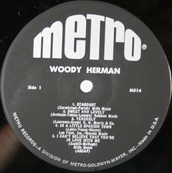 Woody Herman : Woody Herman (LP, Album, Mono)