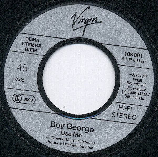 Boy George : Everything I Own (7", Single)