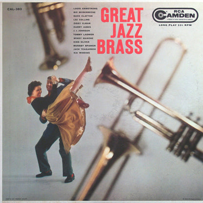 Various : Great Jazz Brass (LP, Comp, Mono)