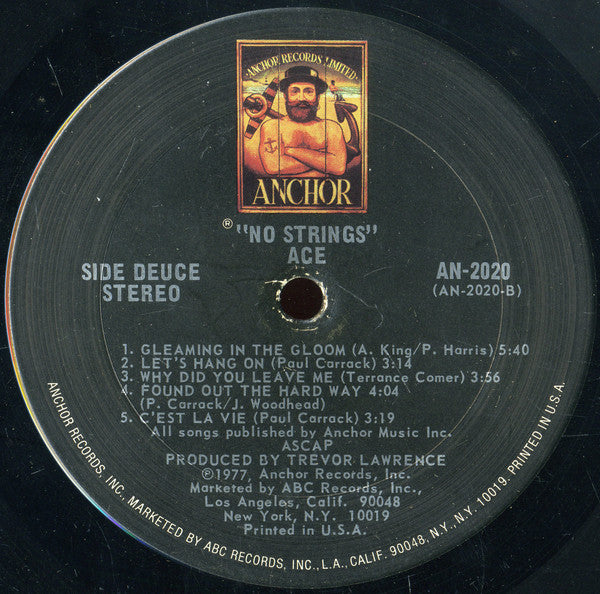 Ace (7) : No Strings (LP, Album, Pit)