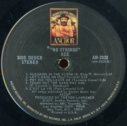 Ace (7) : No Strings (LP, Album, Pit)