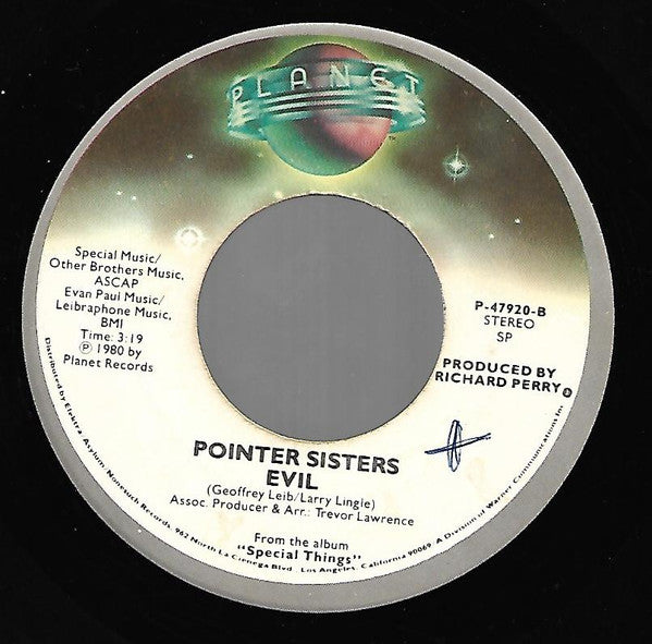 Pointer Sisters : Could I Be Dreaming (7")